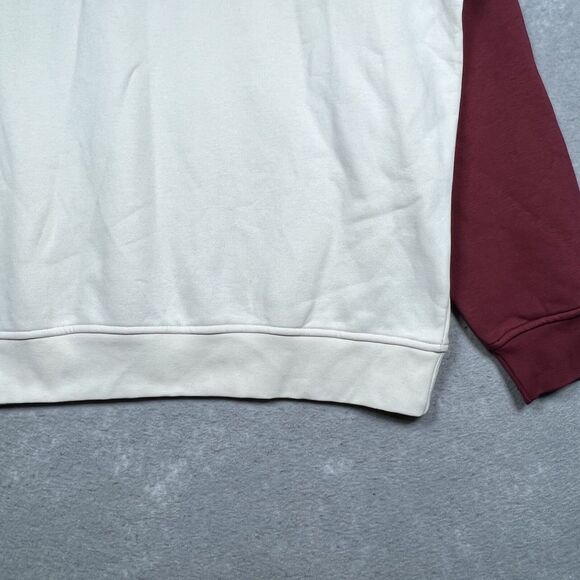 Levis Sweater Mens Large Red White Blue Color block Crew Neck Sweatshirt Relaxed - Picture 5 of 13